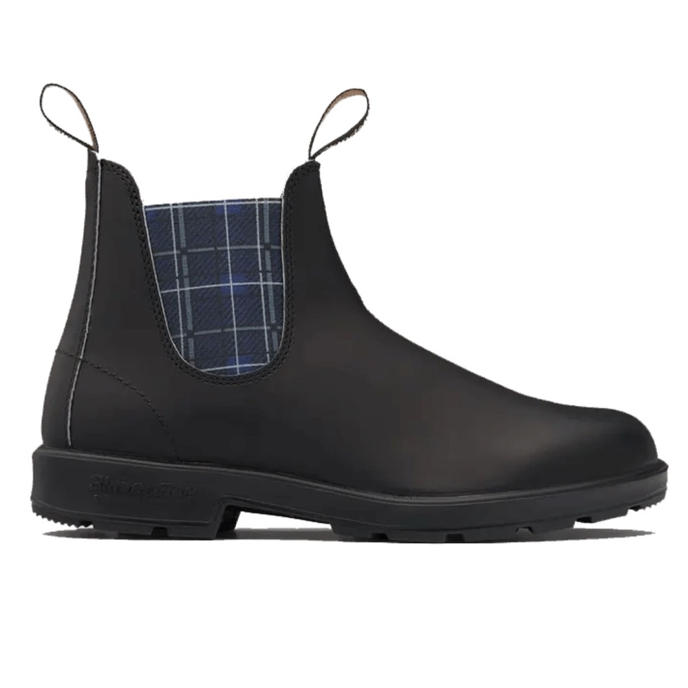 Blundstone Women's Original 500 Chelsea Boot 2102 Black-Navy Plaid US 8 AU 5